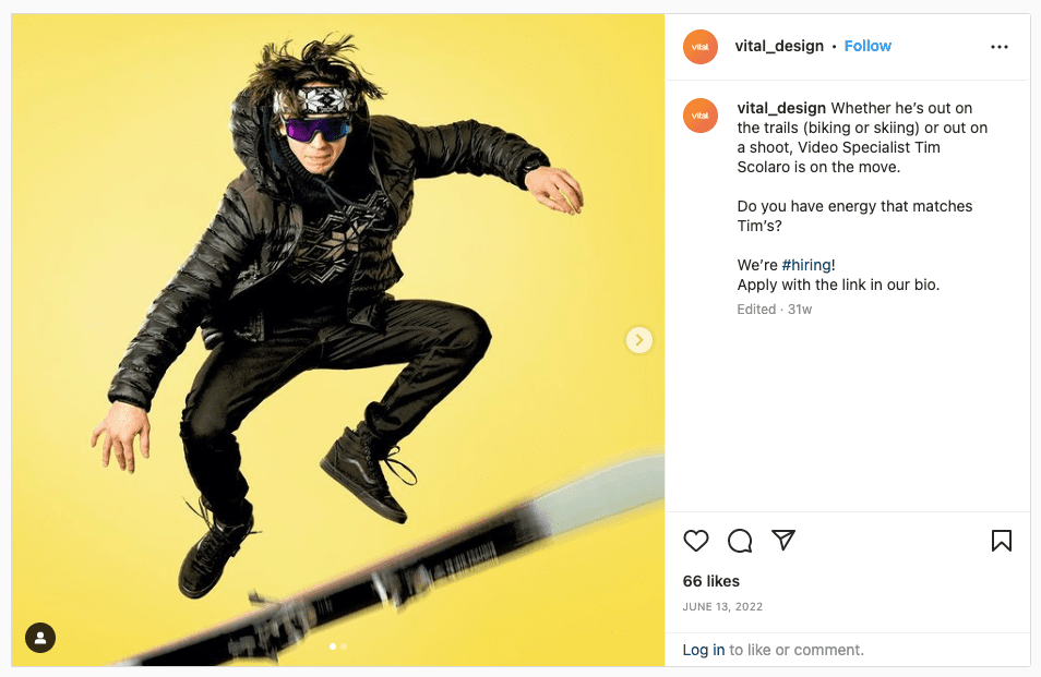 Employee spotlight posts